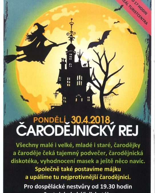 Ve Dvorcích se chystá rej čarodějnic