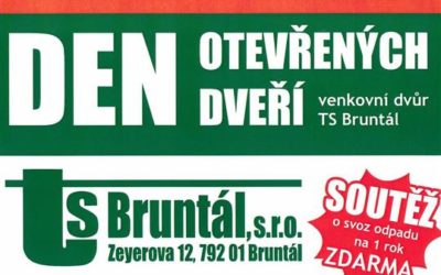 Venkovní dvůr TS Bruntál připravuje den otevřených dveří