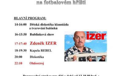 Den obce ve Václavově u Bruntálu přinese Zdeňka Izera a kapelu Rebel
