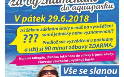 Za vyznamenání mají školáci zdarma vstup do Wellness centra Bruntál