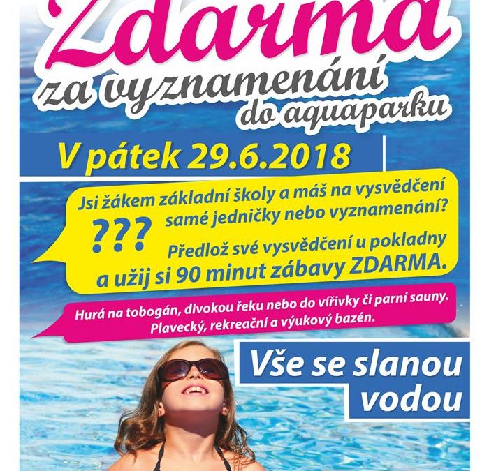 Za vyznamenání mají školáci zdarma vstup do Wellness centra Bruntál