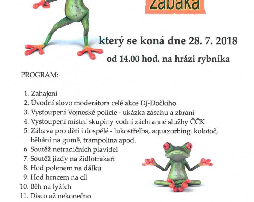 Andělskohorský žabák nabídne netradiční soutěže