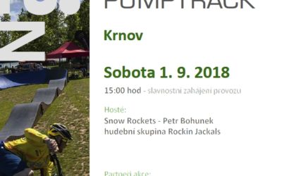 Pumptracková dráha v Krnově zahajuje provoz