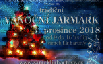 Na zámku v Linhartovech pořádají tradiční Vánoční jarmark