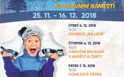 Na náměstí v Krnově vzniká umělé kluziště