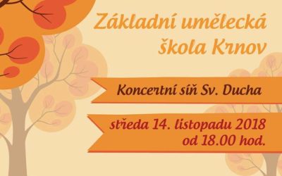 ZUŠ Krnov zve na podzimní koncert