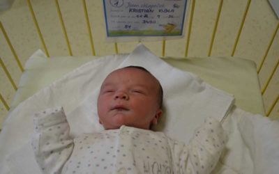 Kristián z Rudné pod Pradědem se narodil ve Slezské nemocnici v Opavě