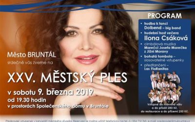 Město Bruntál pořádá již XXV. městský ples