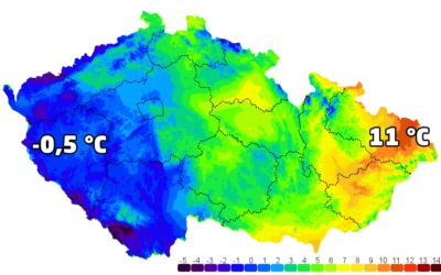 Počasí o víkendu: Teplota nad 10 stupňů, silný vítr