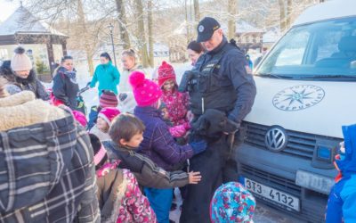 Bruntálští policisté navštívili Lázně Karlova Studánka