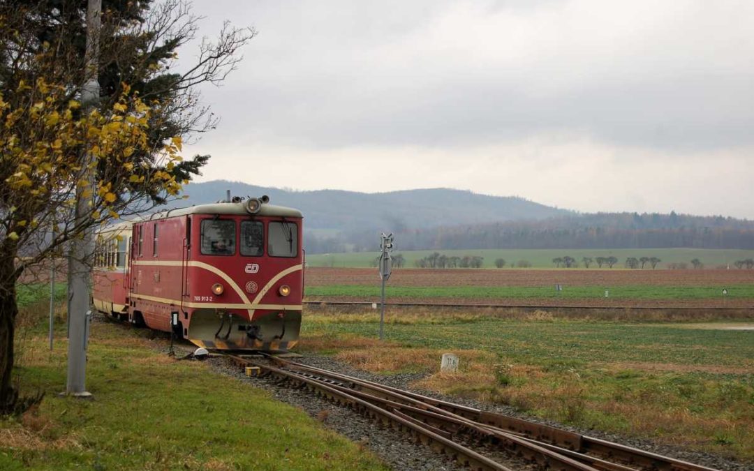 Lokomotiva 705 917 se z Osoblažska vydala na svou poslední cestu