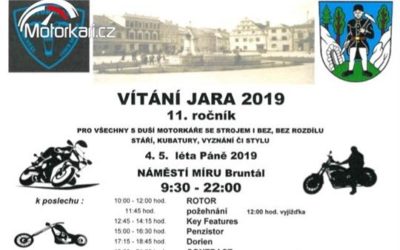 Motorkáři přivítají jaro na náměstí Míru v Bruntále