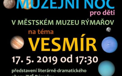 Městské muzeum Rýmařov připravilo pro děti vesmírnou Muzejní noc