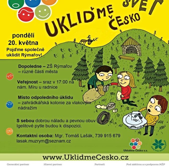 V Rýmařově se zapojí do úklidové akce