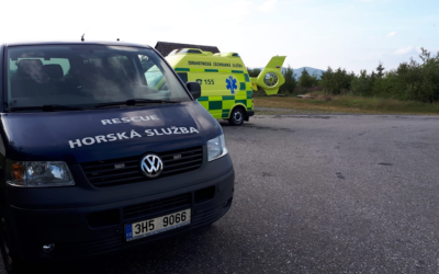 Chlapec se těžce zranil na koloběžce, zasahoval vrtulník