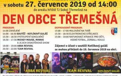 V Třemešné oslaví den obce