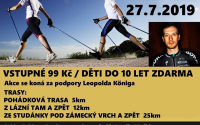 Proběhne 5. ročník Nordic Walking Tour Karlova Studánka 2019