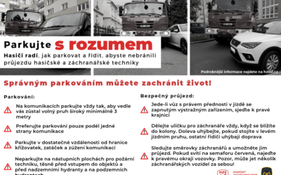 Hasiči radí : Správným parkováním můžete zachránit život
