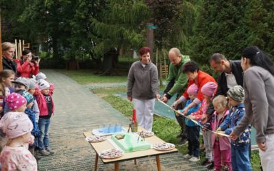 Zahrada mateřské školy na ulici 1. máje v Rýmařově byla slavnostně otevřena