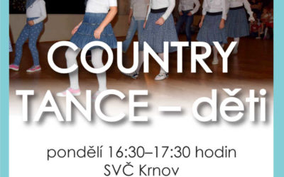 SVČ Krnov zve děti do tanečního kroužku Country tance