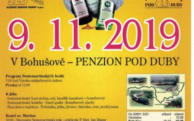 Vydejte se parním vlakem na Svatomartinské hody do Bohušova