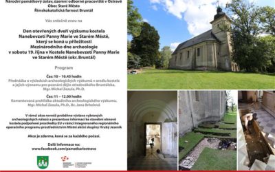 Pořadatelé zvou na den otevřených dveří výzkumu kostela Nanebevzetí Panny Marie ve Starém Městě