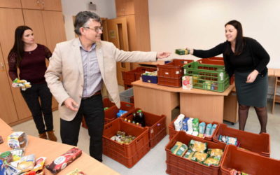Díky sbírce dostali potřební dvanáct a půl tuny potravin