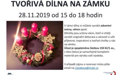 Na zámku v Bruntále si můžete vytvořit svůj adventní věnec