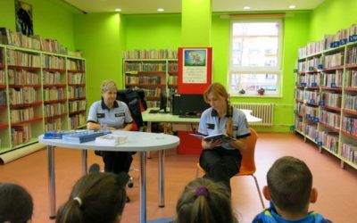 Policejní preventisté četli dětem „Policejní pohádky“