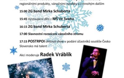 Ve Vrbně pod Pradědem rozsvítí vánoční strom