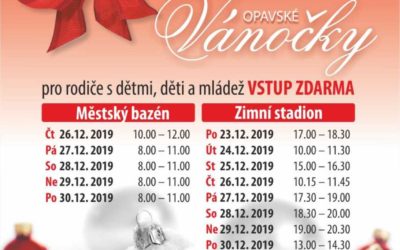 Opavské děti mohou o vánočních prázdninách plavat a bruslit zdarma