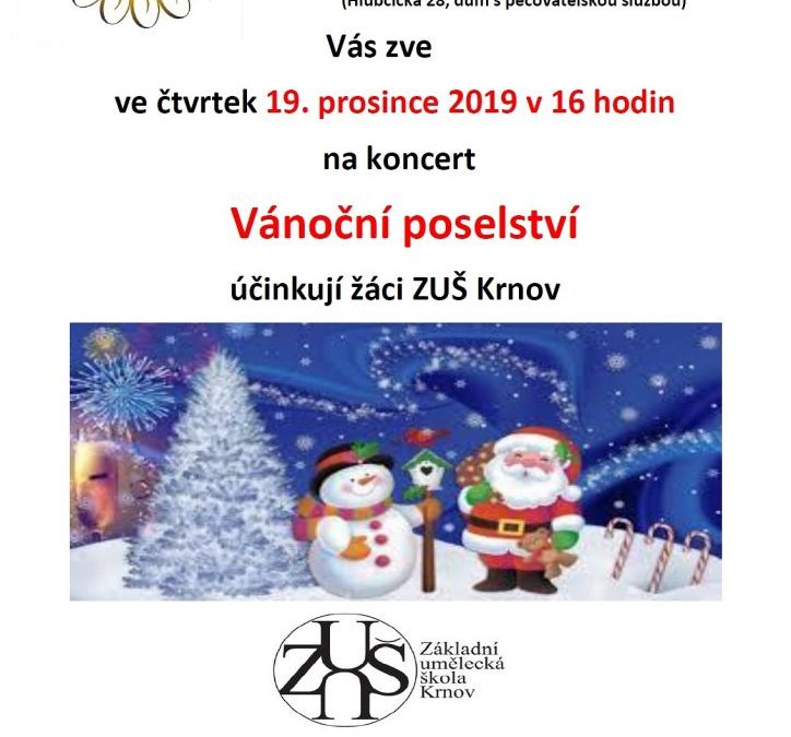 Vánoční poselství v kavárně Slunečnice