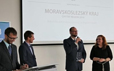 Za robota Karla má Moravskoslezský kraj titul Chytrý region 2019