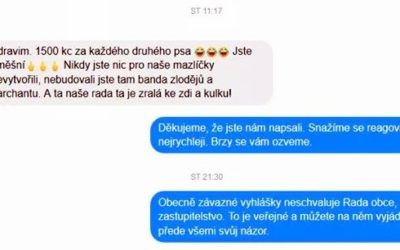 „Rada je zralá ke zdi a kulku,“ vyhrožoval pisatel. Světlá Hora vše předala policii, ta případ vyšetřuje