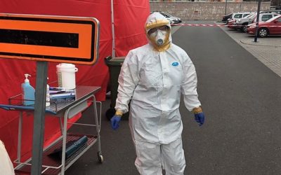 V Krnově začalo fungovat nové odběrové místo pro pacienty s podezřením na koronavirus