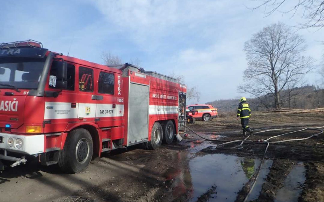 Za požár 20 hektarů lesa na Bruntálsku může spadlý drát