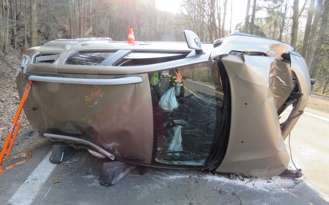 Jízda pod vlivem alkoholu skončila nehodou