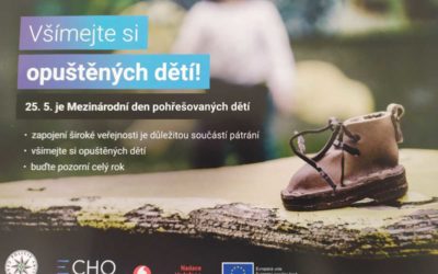 Na 25. května připadá Mezinárodní den pohřešovaných dětí