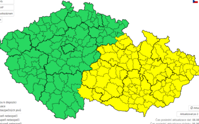 Meteorologové varují před silnými bouřkami