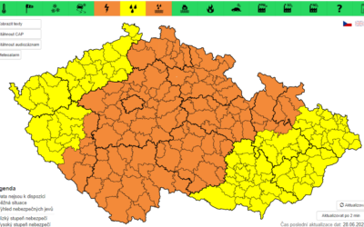 Meteorologové varují: Česko zasáhnou silné bouřky, hrozí přívalové deště a kroupy
