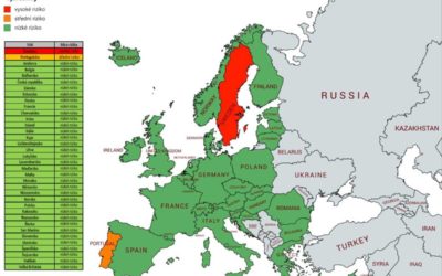 Semafor: Vysoké riziko nákazy zůstává už jen ve Švédsku