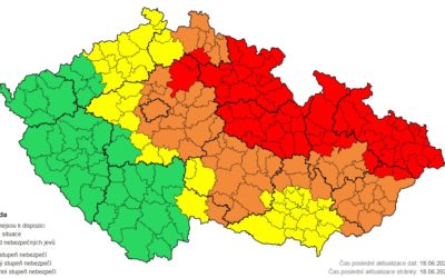 Meteorologové vydali nejvyšší stupeň výstrahy! Hrozí extrémní srážky a povodňová pohotovost