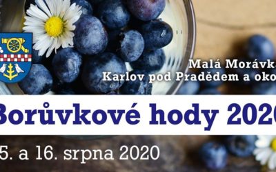 Malá Morávka a Karlov zvou na tradiční borůvkové hody