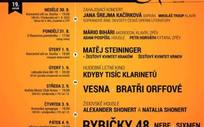 Krnovské hudební slavnosti také letos sází na pestrost žánrů