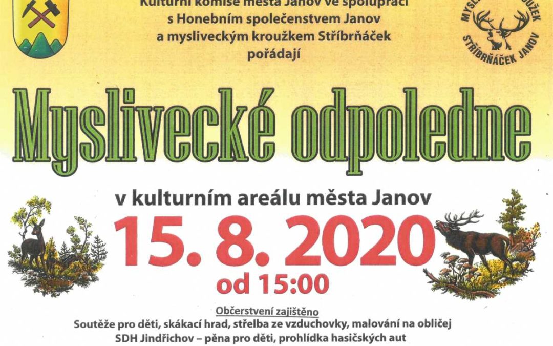 V Janově na Osoblažsku připravují Myslivecké odpoledne