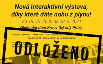 Otevření výstavy CRASH!!! se odkládá