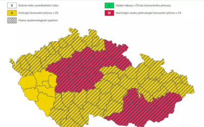 Komunitní přenos covid-19 je již v pěti krajích