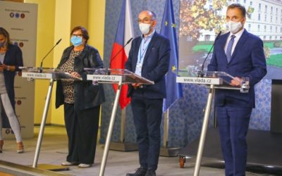 Vláda projednala pravidelné testování klientů a zaměstnanců ústavů sociální péče, profesionální sportovci mohou začít trénovat