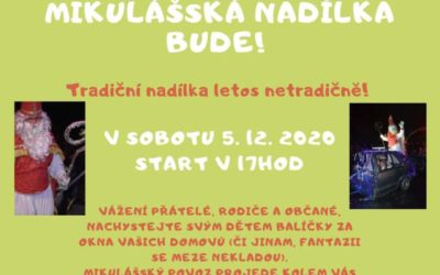 Mikulášská nadílka motorkářů v Třemešné proběhne letos jinak