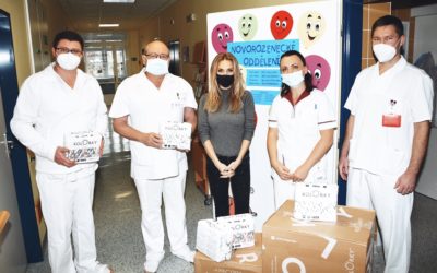 Slavná moderátorka předala dar novorozeneckému oddělení v Krnově